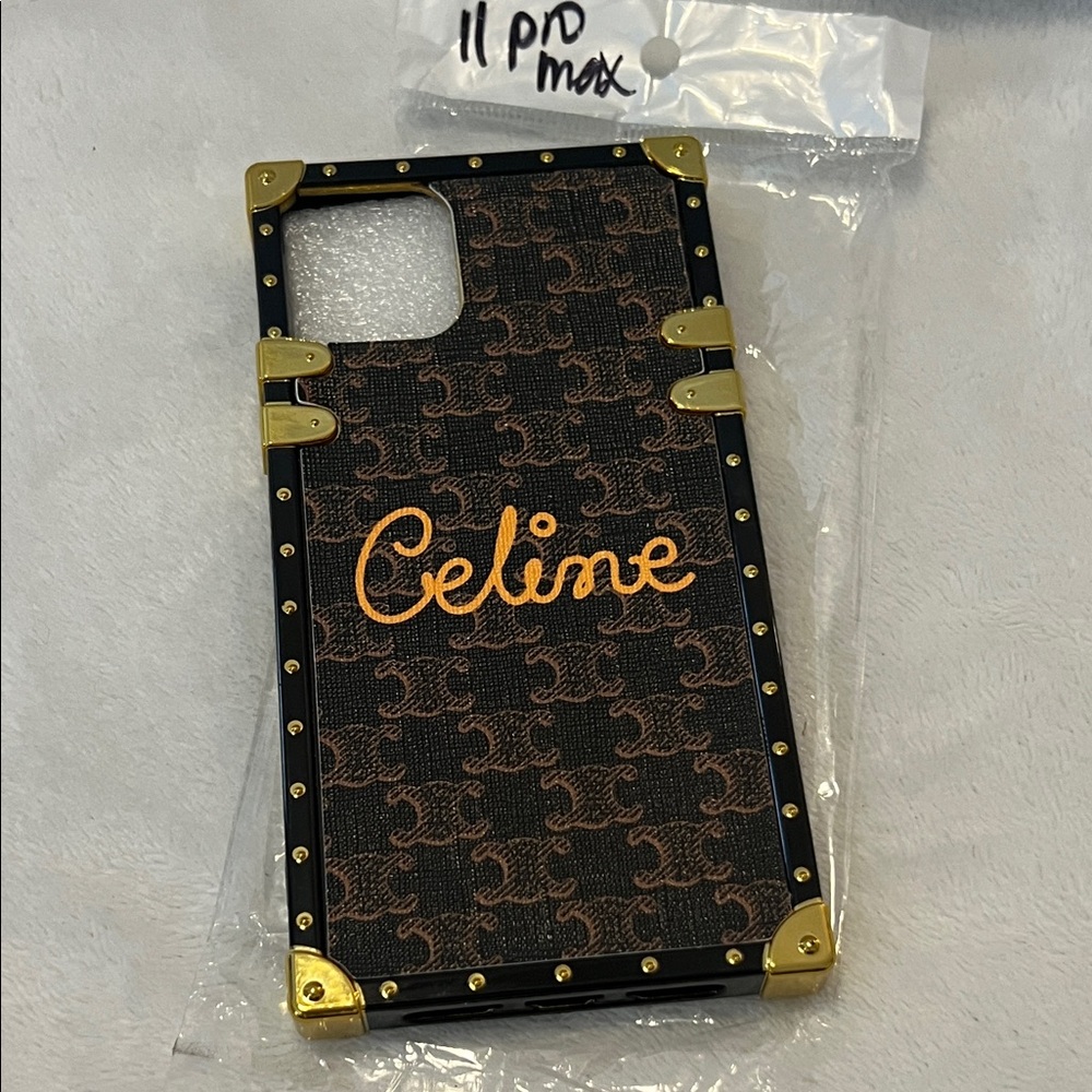 Fashion Brown and Gold Phone Case 11 Pro Max (1)